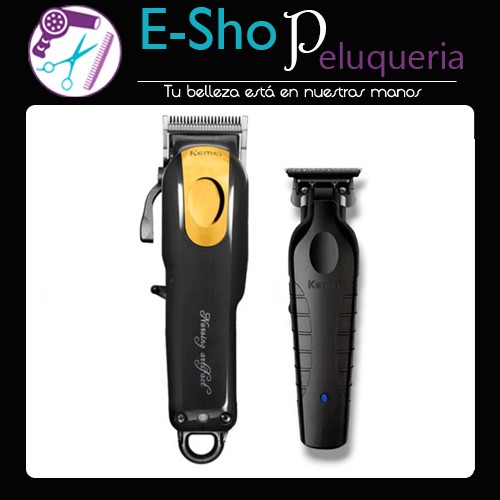 Maquina De Corte Kemei Km-95 + Patillera Km-2299 Profesional