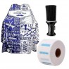 Capa De Corte Barbero + Sacapelo Eurostil + Papel Rollo Cuello