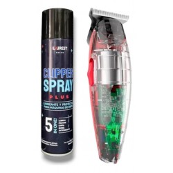 Everest Kit Patillera Sharp Cristal Roja + Lubricante 5 en 1