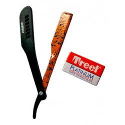 Kit Navaja 2 Cuerpos Everest Con Diseño + Filos Treet 10u
