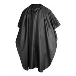 Capa De Corte Profesional Barber Negra Barbero Kit X3