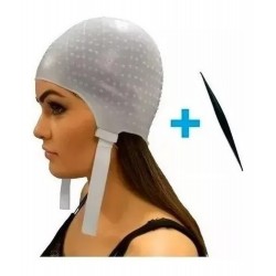 Kit Gorro Para Mechas Dompel + 12 Broches Peluqueria Profesional