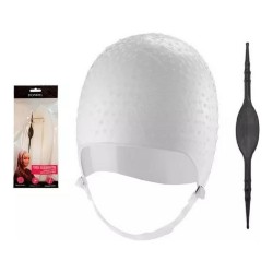 Kit Gorro Para Mechas Dompel + 12 Broches Peluqueria Profesional