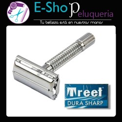 Kit Afeitadora Clasica Barber Barbero Barba + Hojas De Afeitar