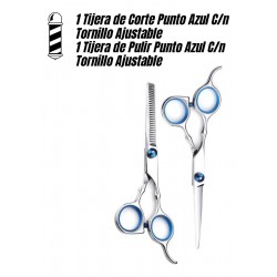 Kit Combo Barbería Peluquería Tijeras Capa Rociador Navaja