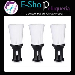 Porta Talco Brocha Saca Pelo Talquera Barber Profesional Kit X3