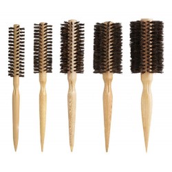 Kit Cepillos Brushing Madera Cerda Mezcla Jessamy 5u