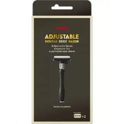 Afeitadora Feather Double Edge Razor Black Profesional