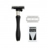 Afeitadora Feather Double Edge Razor Black Profesional