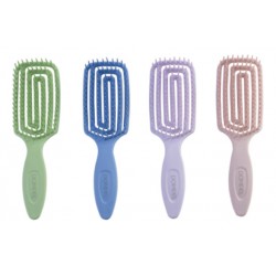 Dompel Cepillo Inca Desenredante Extensiones Color Anti Frizz Kit x2