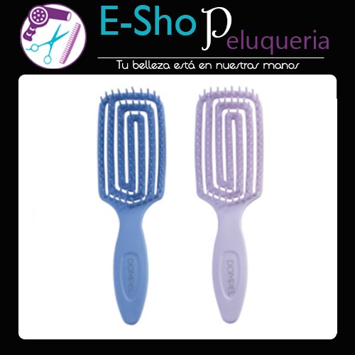 Dompel Cepillo Inca Desenredante Extensiones Color Anti Frizz Kit x2