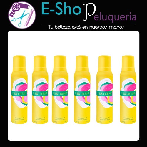 L´extreme Pack Kit x 6 Unidades X 123ml Deo Kit Floral Spray