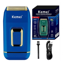 Afeitadora Shaver Inalámbrica Recargable Usb Kemei Km-2031