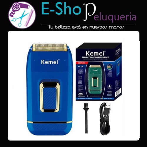 Afeitadora Shaver Inalámbrica Recargable Usb Kemei Km-2031