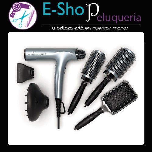 Secador Profesional + Set Cepillos Olivia Garden W510