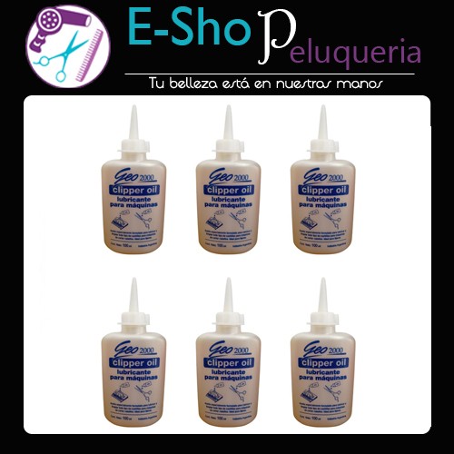 Aceite Para Maquinas De Cortar Pelo y Tijeras Kit x6