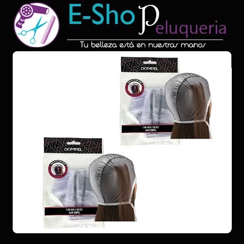 Gorro De Pvc Para Mechas Dompel Iluminacion Claritos Reflejos Kit x 2u