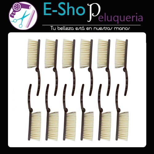 Eurostil Barber Line Cepillo Barbero Quita Pelo 50501 Kit X 12