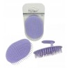 Plancha De Pelo Profesional Eurostil + Cepillo Masajeador + Cepillo Spring Brush + Broches