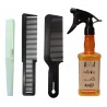 Kit Pulverizador Whisky + Peine Venado 101 + Peines Corte Barber