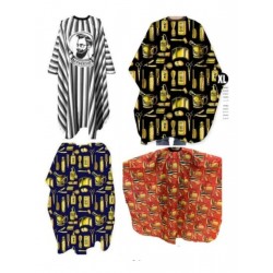 Kit Barber Tijeras Navaja Filos Capa Rociador Papel Cuello