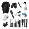 Kit Set Barberia Peluquería Capa Set Peines Cepillo Fade Tru