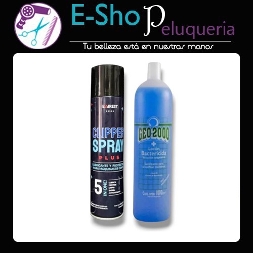 Kit Everest 5 En 1 Lubricante Barbero + Sanitizante Herramientas