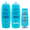 Kleno Perfect Curly Kit Shampoo + Acondicionador + Crema de Peinar Rulos Perfectos
