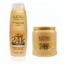 Kleno Egyptian Gold 24k Kit Shampoo + Enjuague + Mascara 1kg