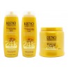 Kleno Egyptian Gold 24k Kit Shampoo + Enjuague + Mascara 1kg