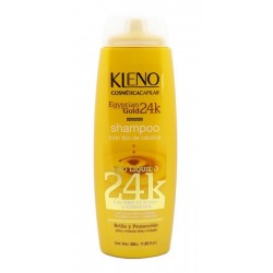 Kleno Egyptian Gold 24k Kit Shampoo + Enjuague + Crema Regeneradora