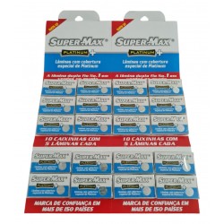 Hoja De Afeitar Navaja Gillette Platinum 40 Cajas Super Max