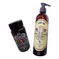 Yilho Kit Polvo Texturizador + Gel De Afeitar Fresh Mint