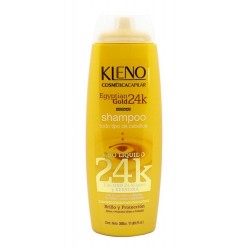 Shampoo Egyptian Gold 24K Kleno Oro Liquido X 350 Ml