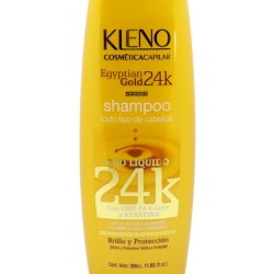 Shampoo Egyptian Gold 24K Kleno Oro Liquido X 350 Ml