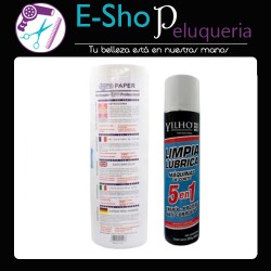 Kit Papel De Cuello Jessamy Barberia Peluqueria + Lubricante 5 En 1
