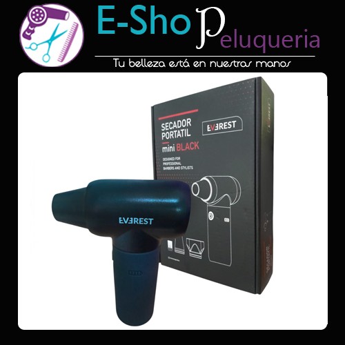 Everest Secador Soplador De Aire Mini Potente Turbina 3 Vel
