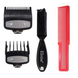 Kit Alzas Clásicas 0,5 Y 1,5 + Fade Cepillo + Peine Simil Wahl