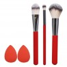Set Maquillaje Básico 3 Brochas + 2 Cisnes Jessamy P3802