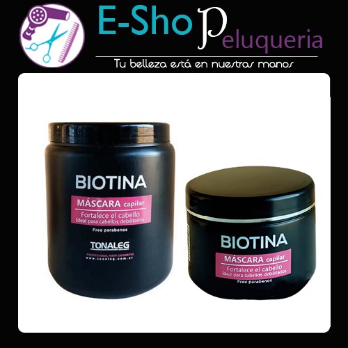 Kit Baño De Crema Biotina Libre De Parabenos Tonaleg 1kg + 250grs