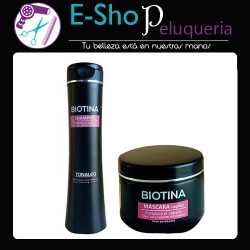 Kit Shampoo + Baño De Crema Biotina Libre De Parabenos Tonaleg 250grs