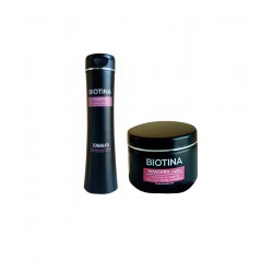 Kit Shampoo + Baño De Crema Biotina Libre De Parabenos Tonaleg 250grs
