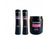 Shampoo + Acondicionador + Baño De Crema + Crema de Peinar Kit Biotina Libre De Parabenos Tonaleg 1Kg