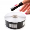 Rollo De Moldes Negros Uñas Esculpidas Gelificadas X 500 U