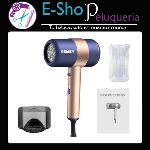 Secador De Pelo Profesional 2000w Kemei Peluqueria Km-8016