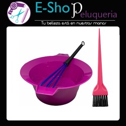 Kit Batidor Para Tintura + Bowl + Pincel Jessamy Peluqueria