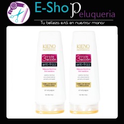 Mascara Triple Accion Anti Frizz Sin Enjuague - Kleno X 200grs Kit x 2