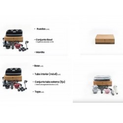 Carrito Ayudante De Peluquería Tintorero Barber Dompel