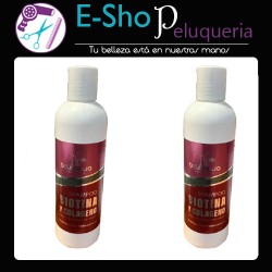 Shampoo Biotina y Colageno Fortalecedor Belanova x 250ml Kit x 2