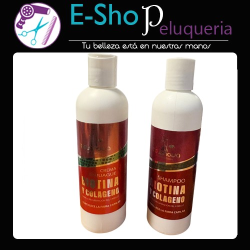 Kit Shampoo + Acondicionador Biotina y Colageno Fortalecedor Belanova x 250ml